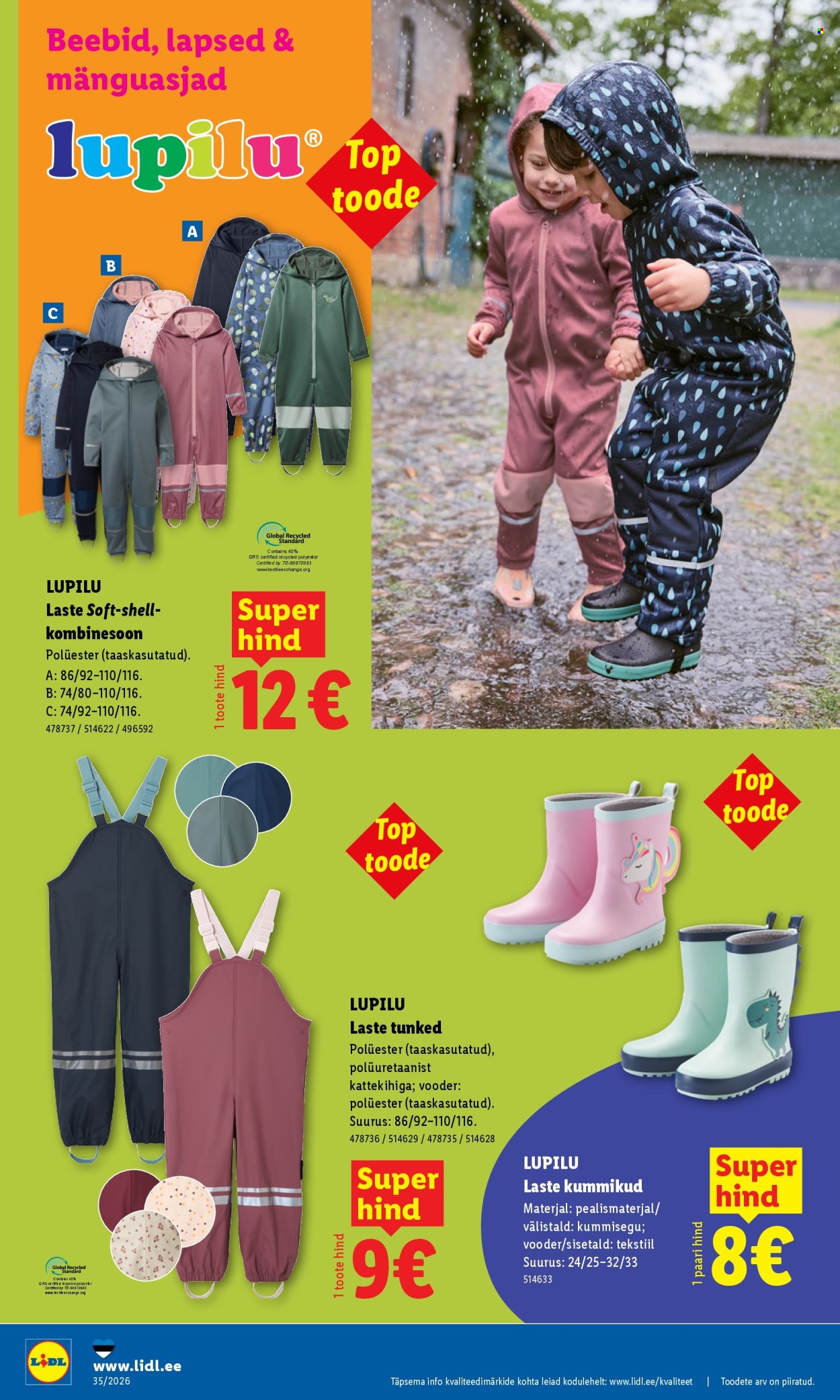 Lidl kliendileht (24.08 - 30.08.2026)