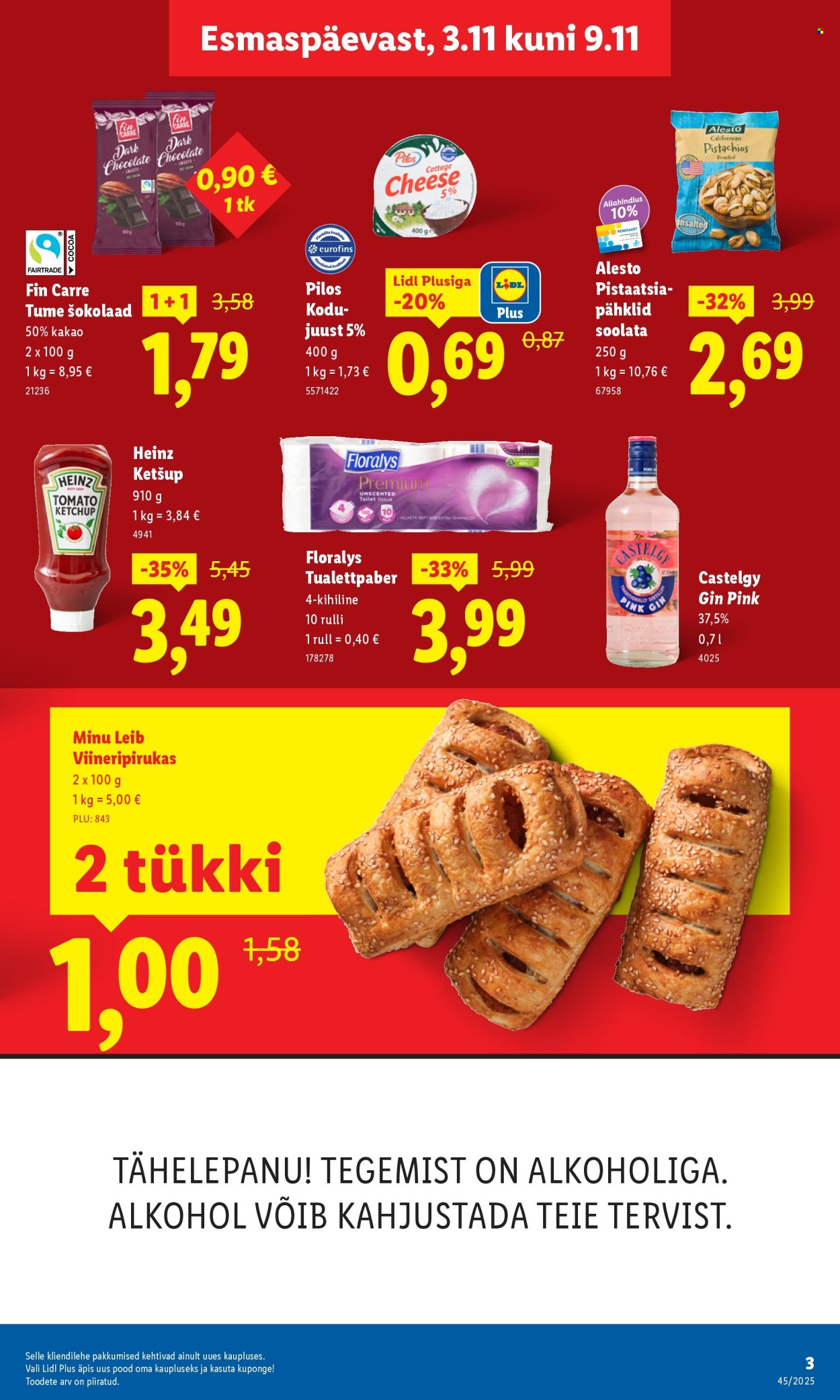 Lidl kliendileht - Viljandi, Riia mnt 1 (3.11 - 9.11.2025)