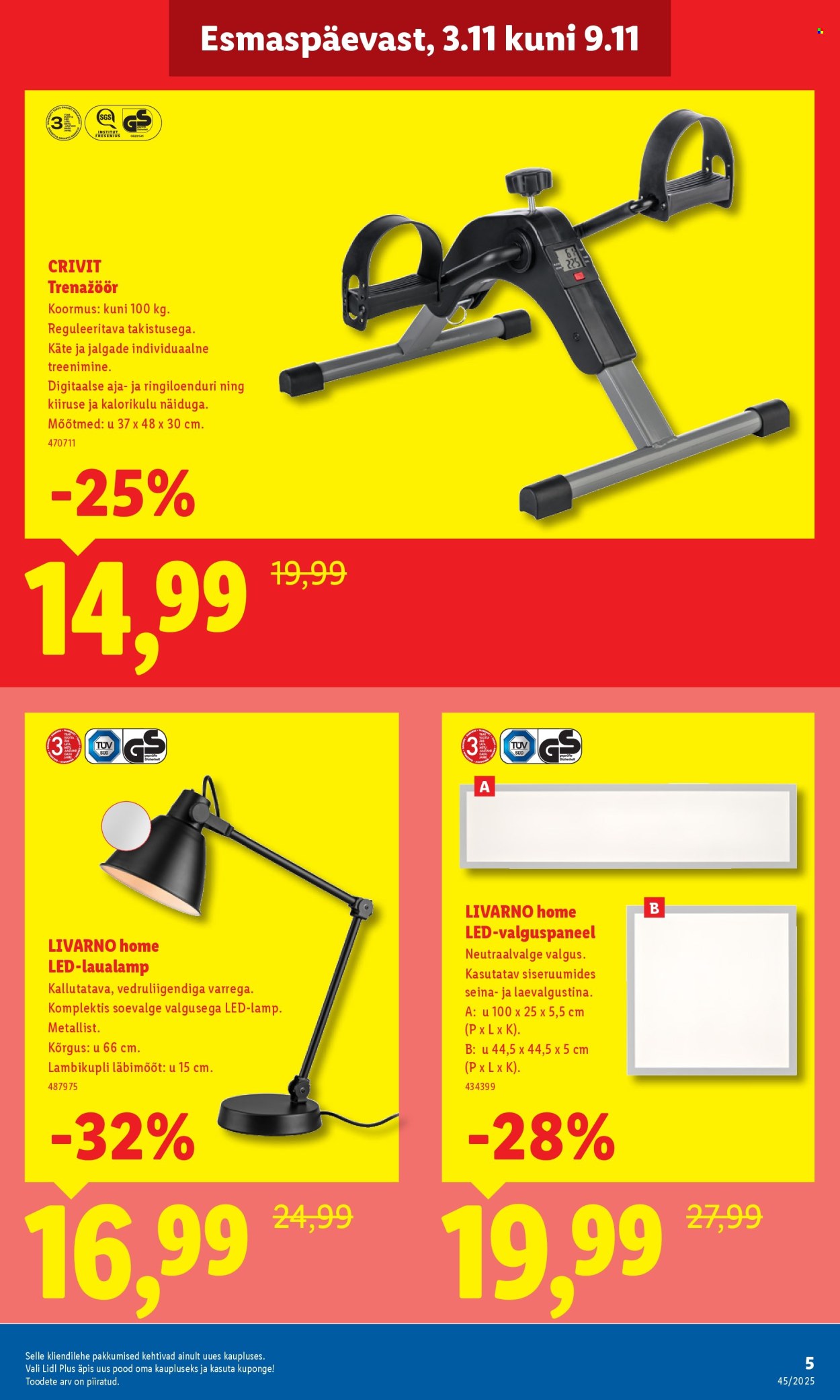 Lidl kliendileht - Viljandi, Riia mnt 1 (3.11 - 9.11.2025)