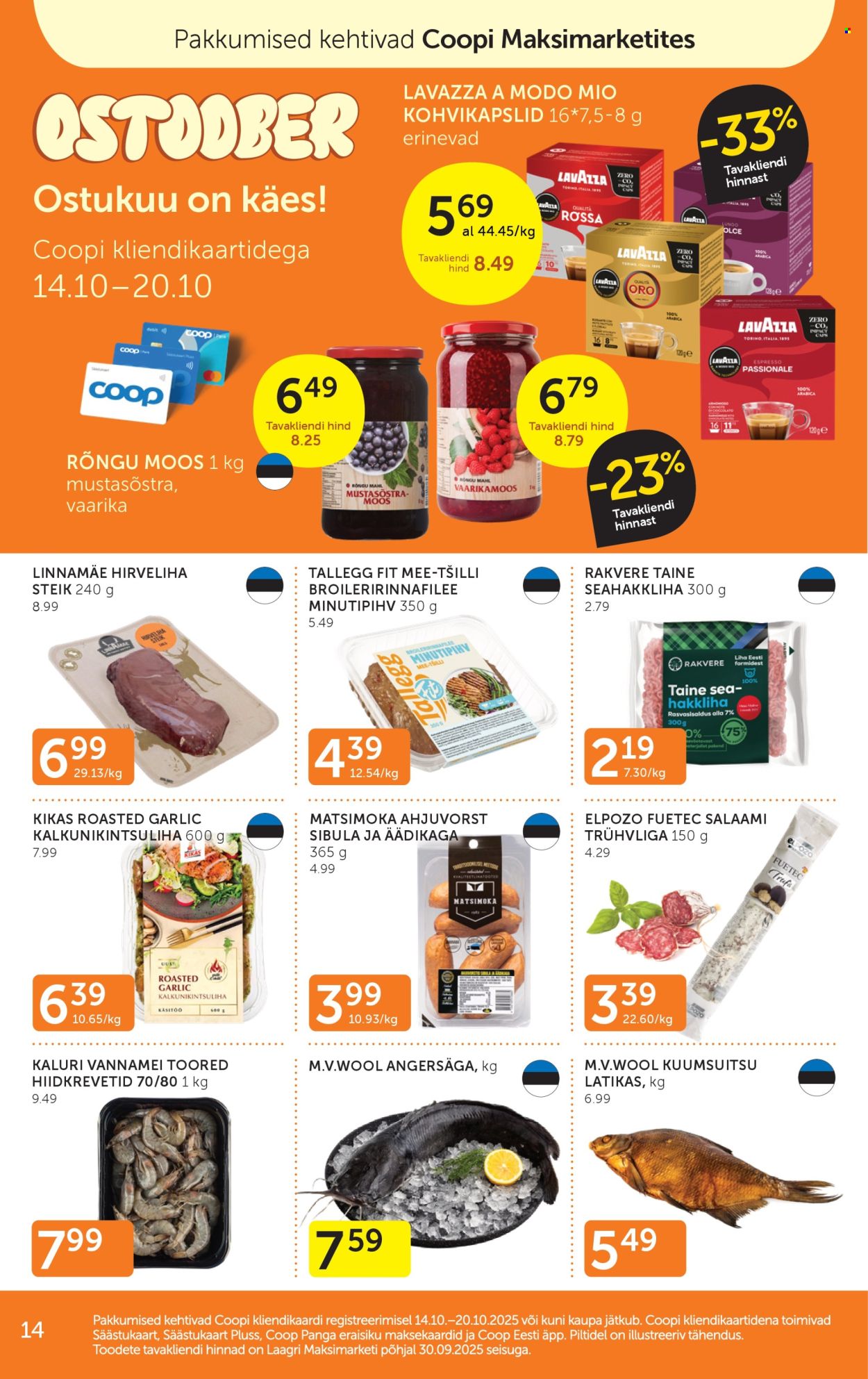 Coop kliendileht (14.10 - 20.10.2025)