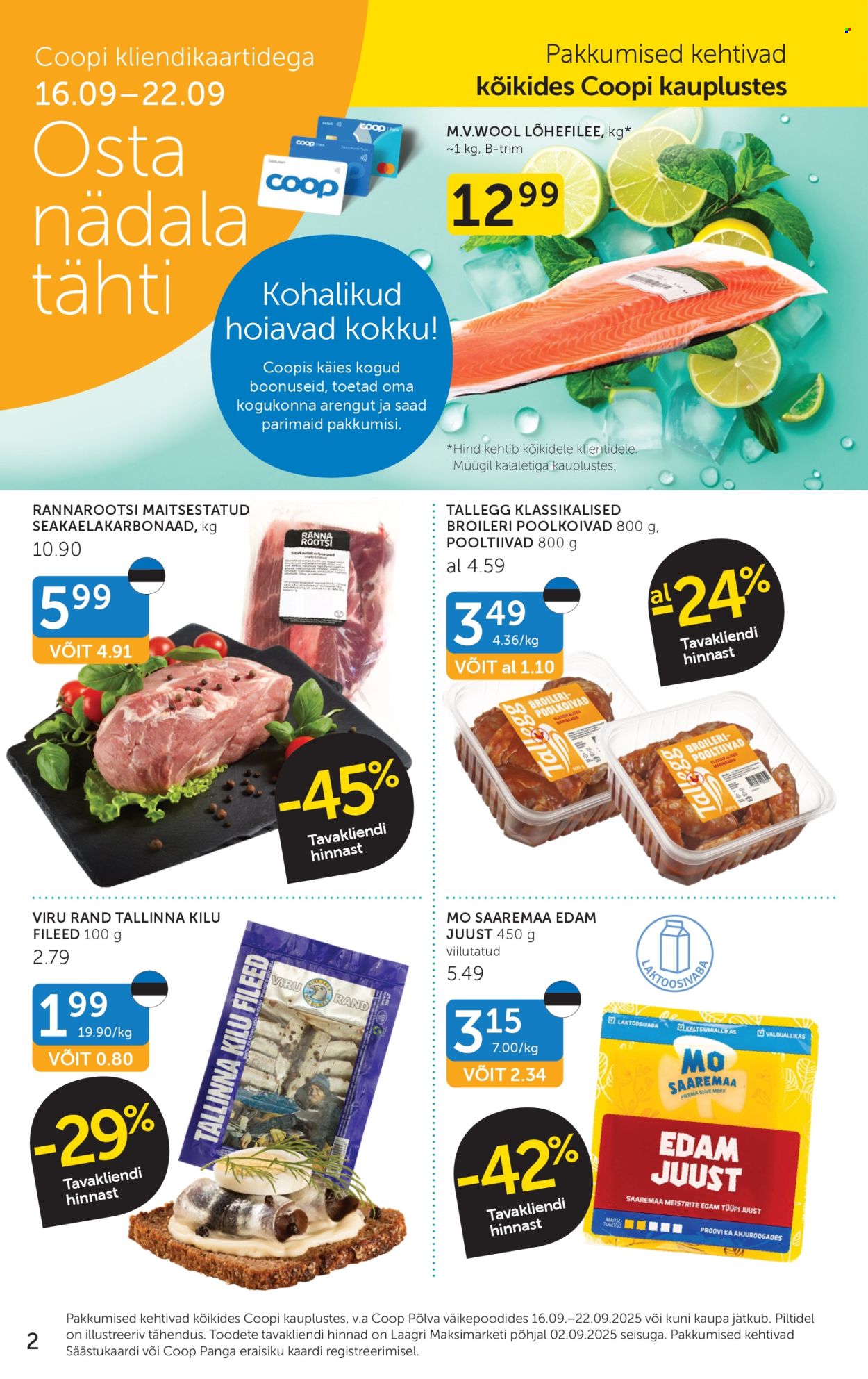 Coop kliendileht (16.09 - 22.09.2025)