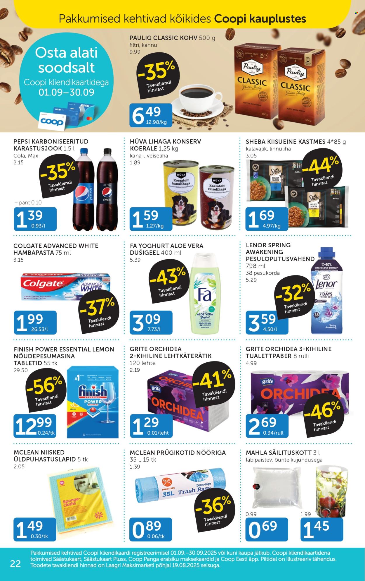 Coop kliendileht (16.09 - 22.09.2025)