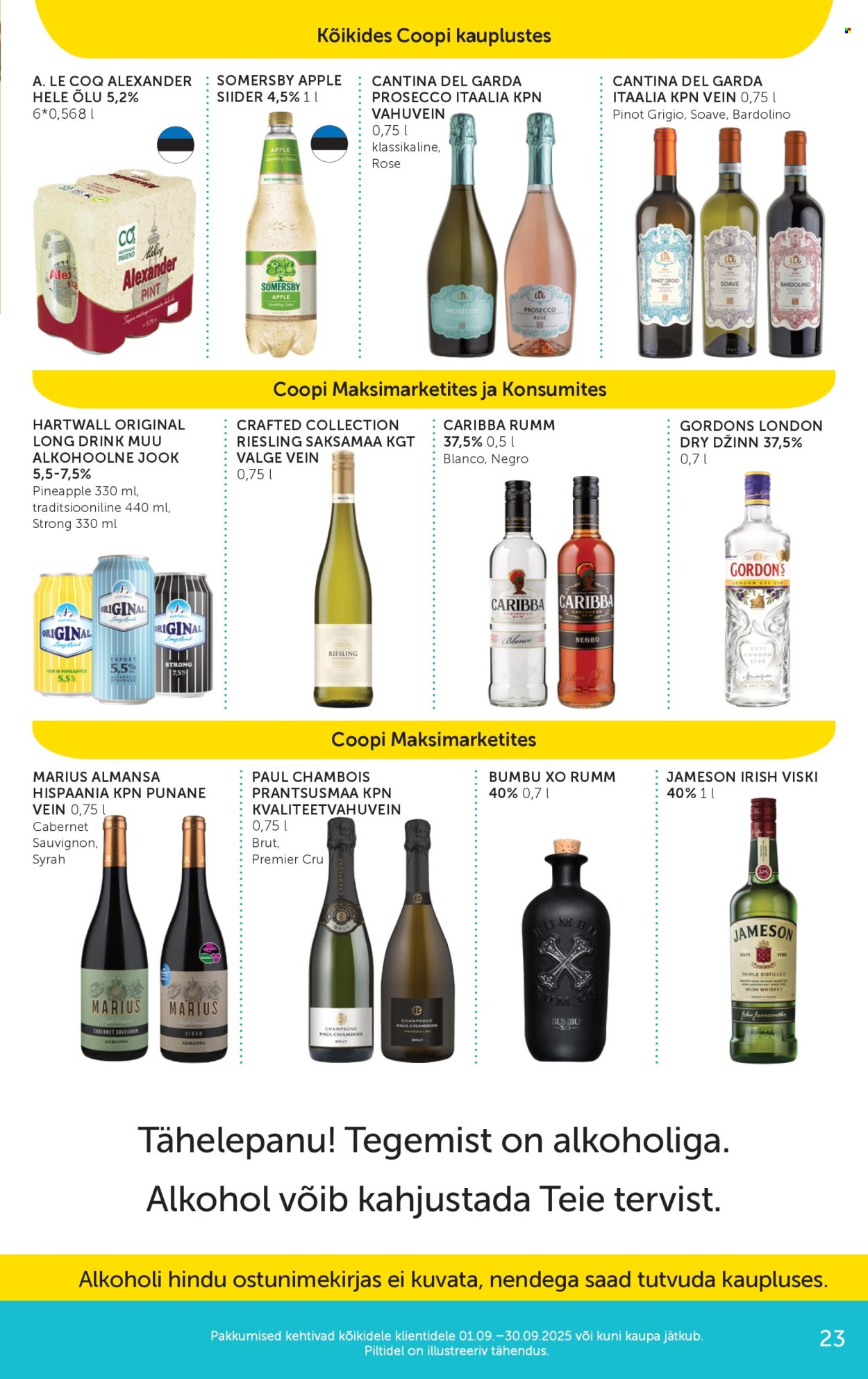 Coop kliendileht (16.09 - 22.09.2025)