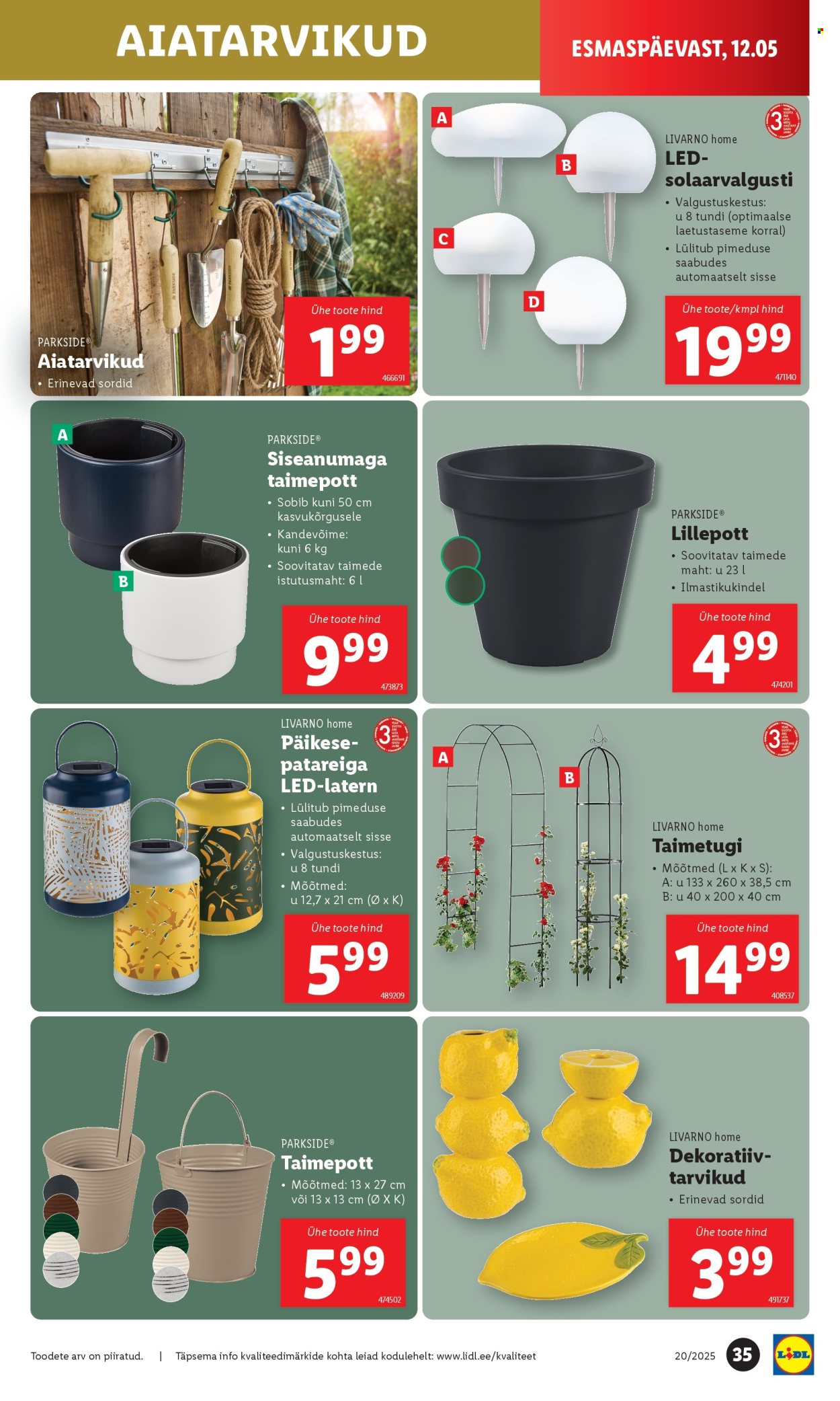 Lidl kliendileht - kliendileht (12.05 - 18.05.2025)