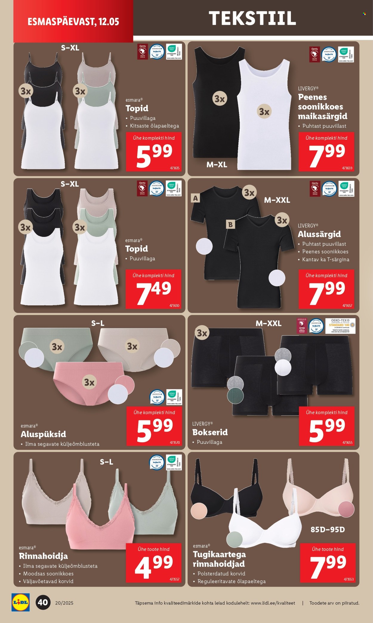 Lidl kliendileht - kliendileht (12.05 - 18.05.2025)