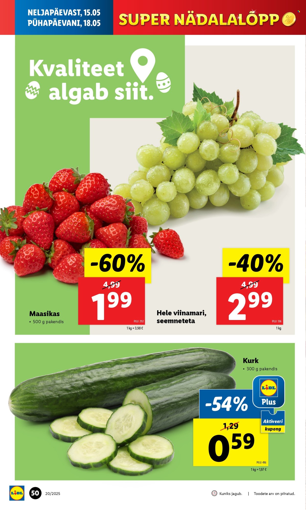 Lidl kliendileht - kliendileht (12.05 - 18.05.2025)