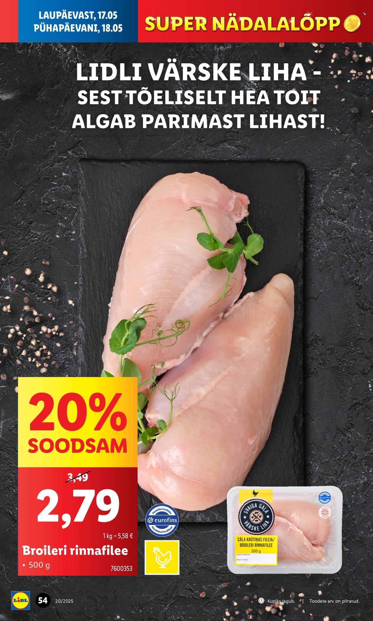 Lidl kliendileht - kliendileht (12.05 - 18.05.2025)
