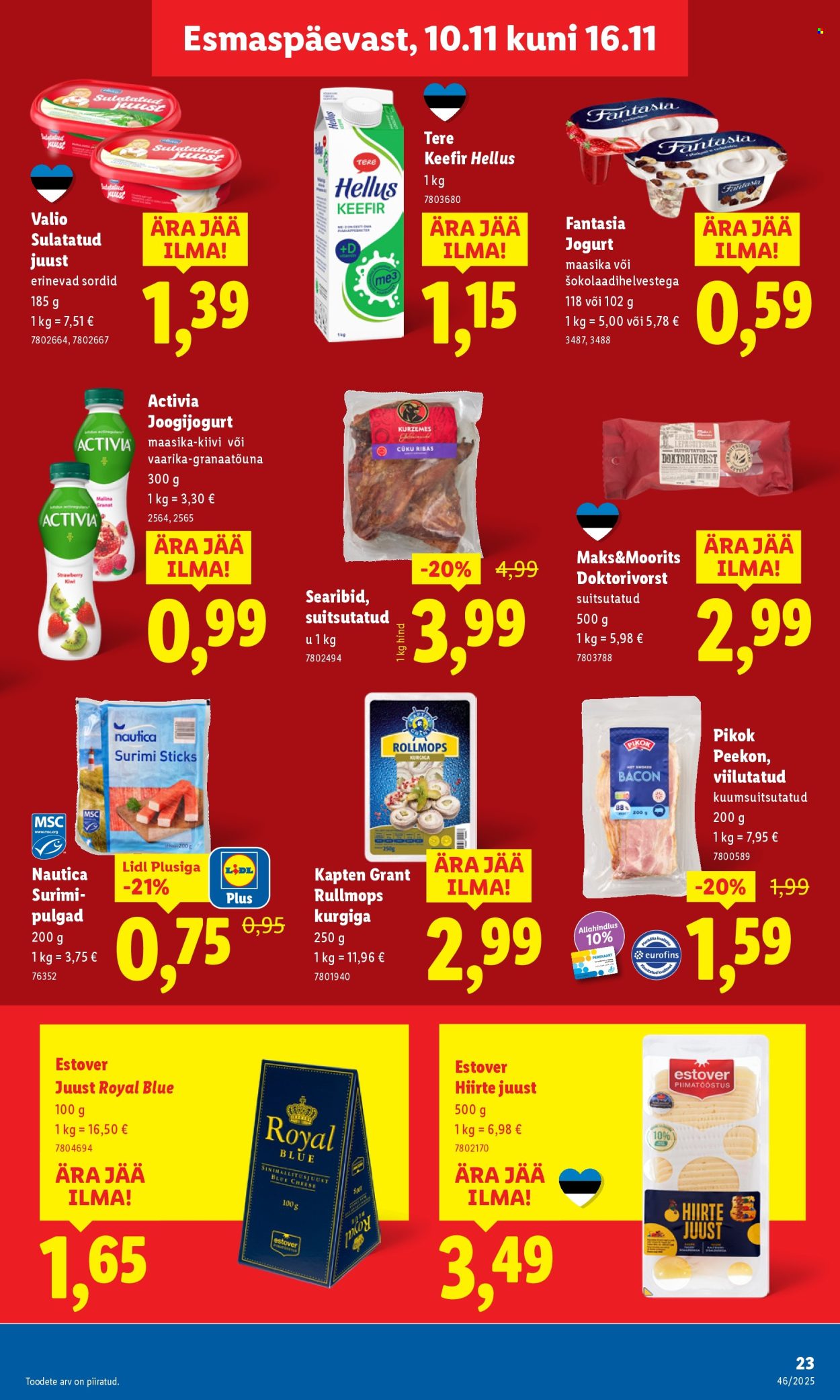 Lidl kliendileht - Kliendileht (10.11 - 16.11.2025)