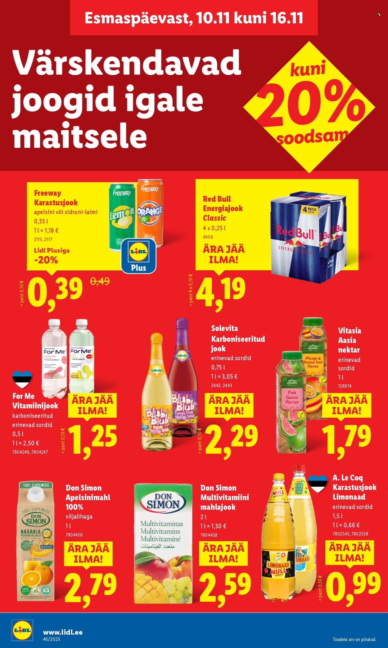 Lidl kliendileht - Kliendileht (10.11 - 16.11.2025)