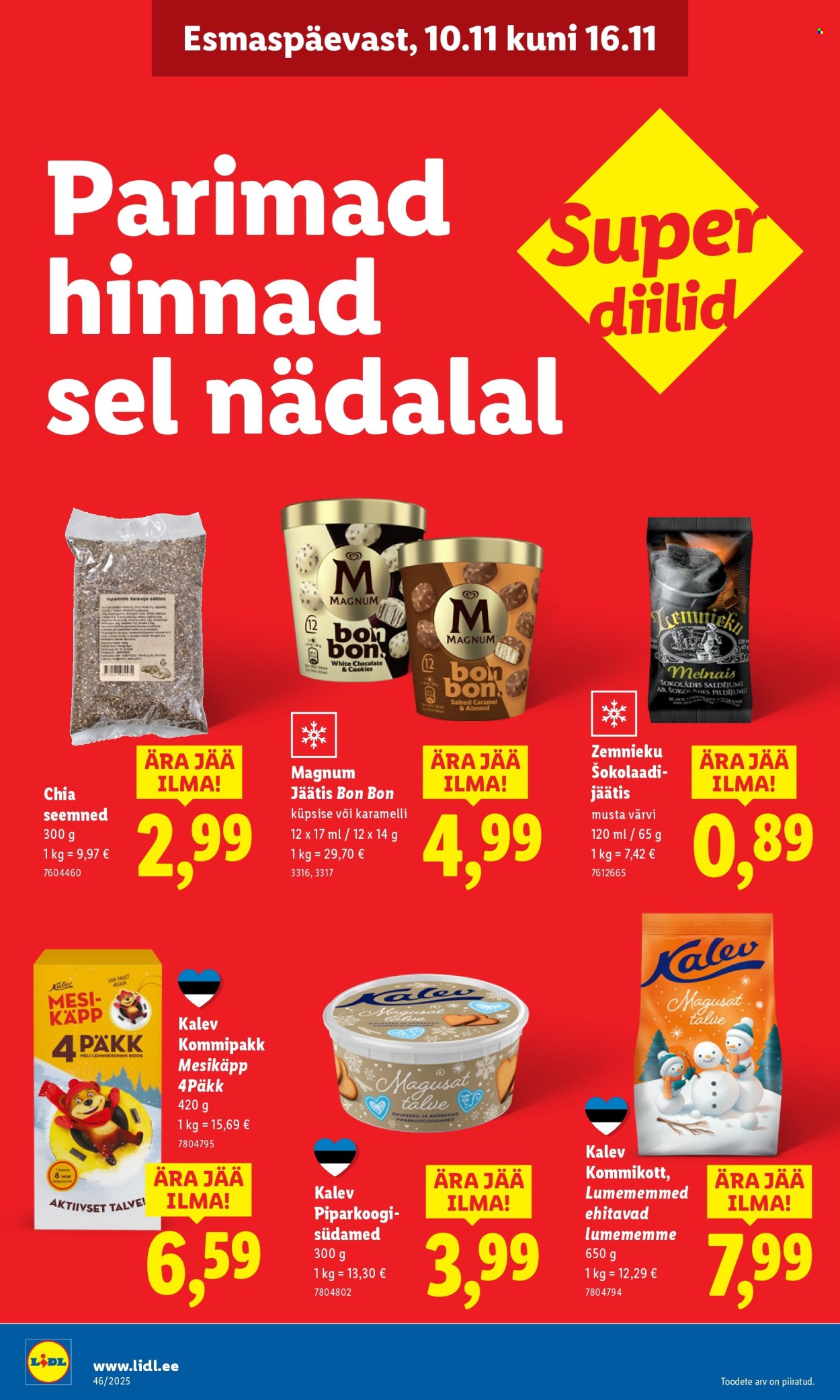 Lidl kliendileht - Kliendileht (10.11 - 16.11.2025)