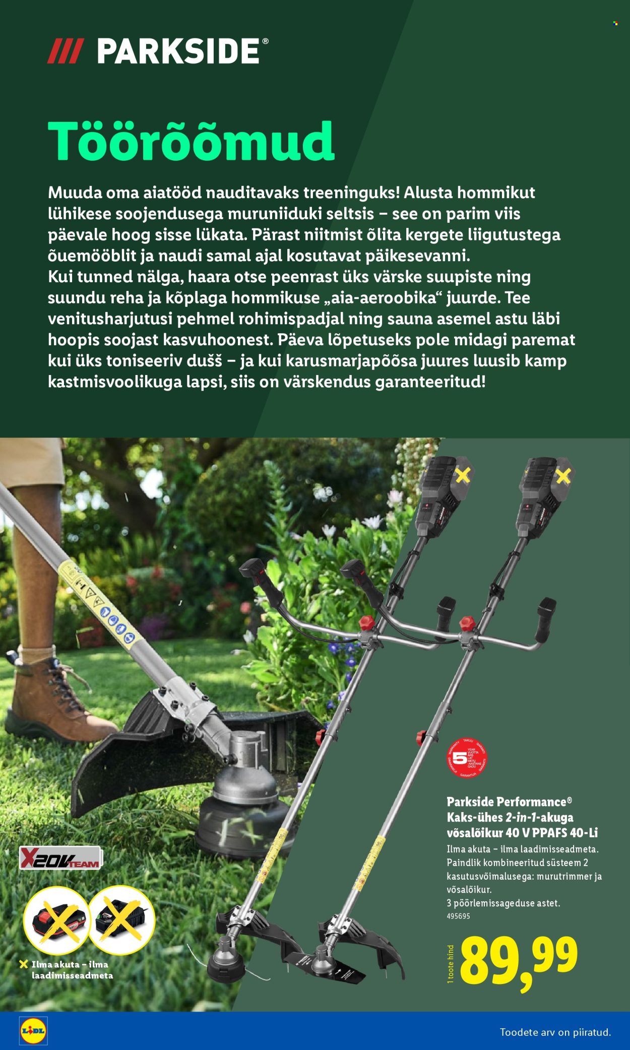 Lidl kliendileht - Aiakataloog Alates