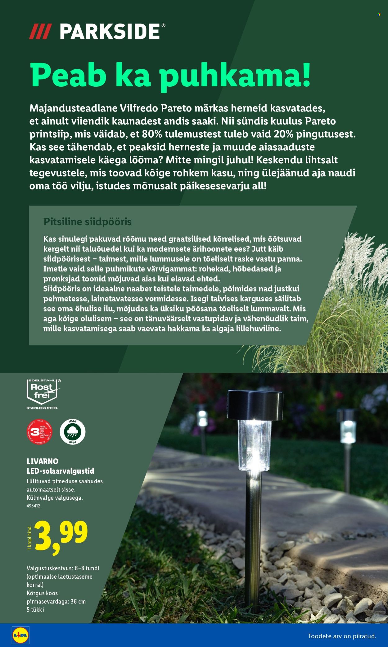 Lidl kliendileht - Aiakataloog Alates