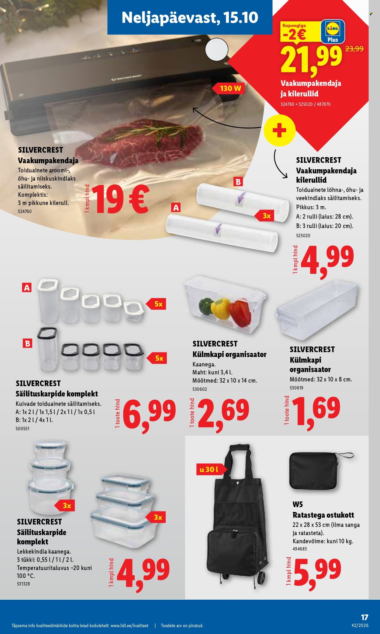 Lidl kliendileht (12.10 - 18.10.2026)