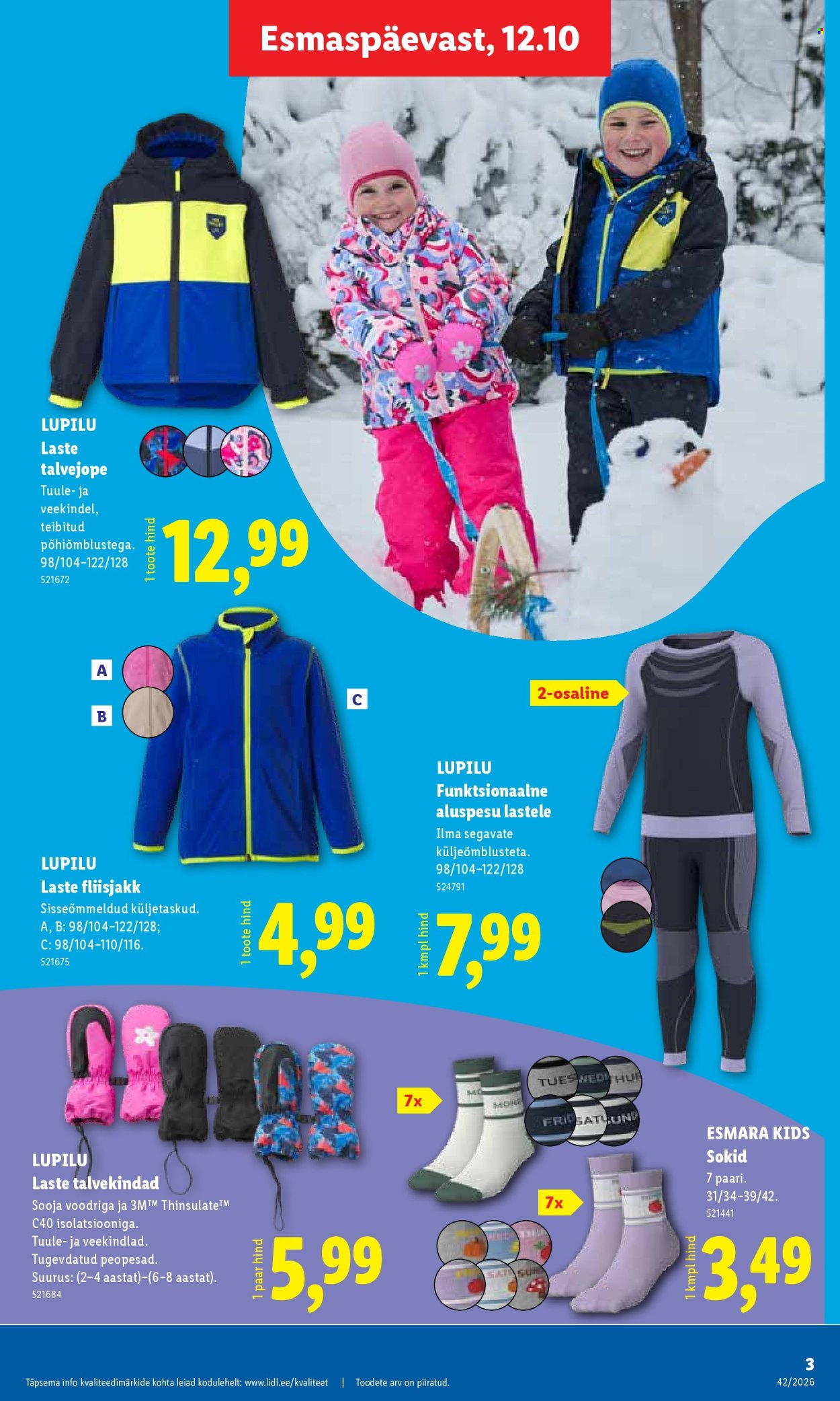 Lidl kliendileht (12.10 - 18.10.2026)
