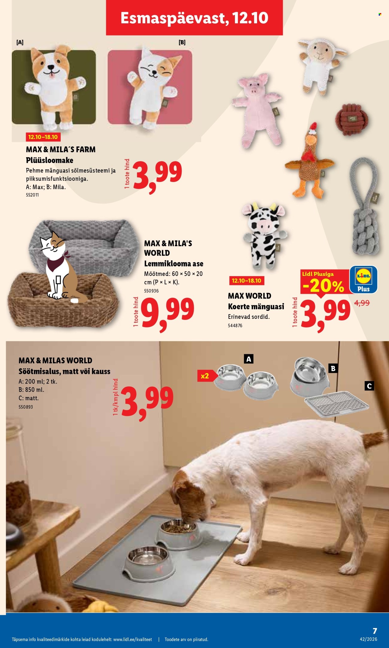 Lidl kliendileht (12.10 - 18.10.2026)