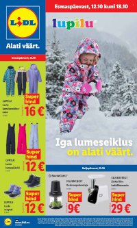 Lidl kliendileht (12.10 - 18.10.2026)
