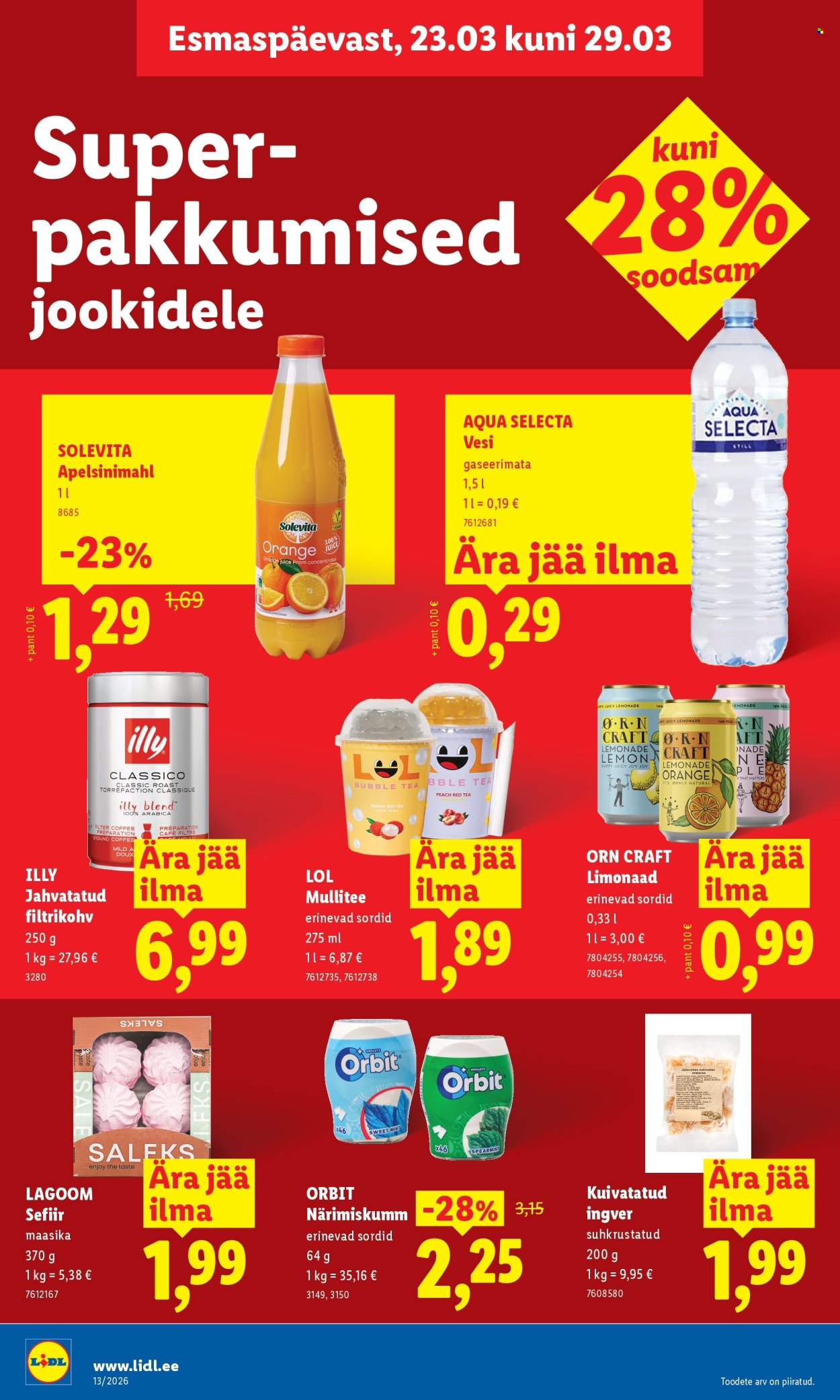 Lidl kliendileht - Kliendileht (23.03 - 29.03.2026)
