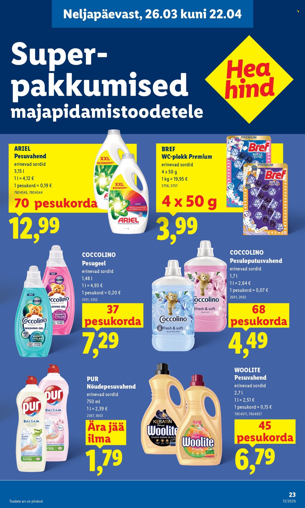 Lidl kliendileht - Kliendileht (23.03 - 29.03.2026)