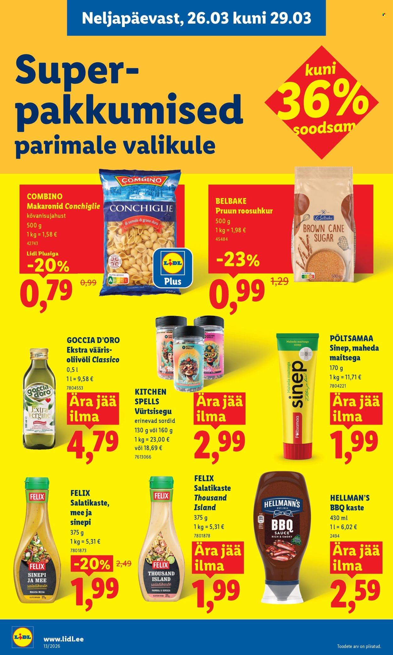 Lidl kliendileht - Kliendileht (23.03 - 29.03.2026)