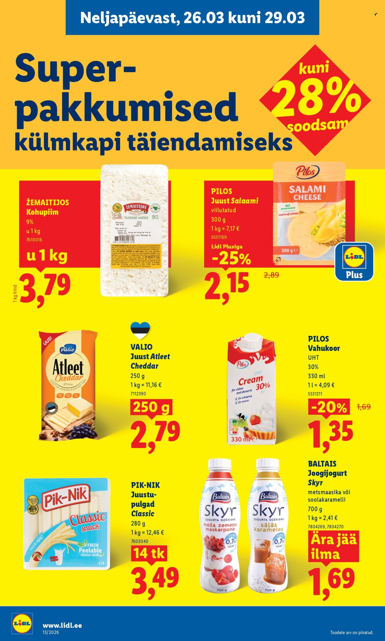Lidl kliendileht - Kliendileht (23.03 - 29.03.2026)