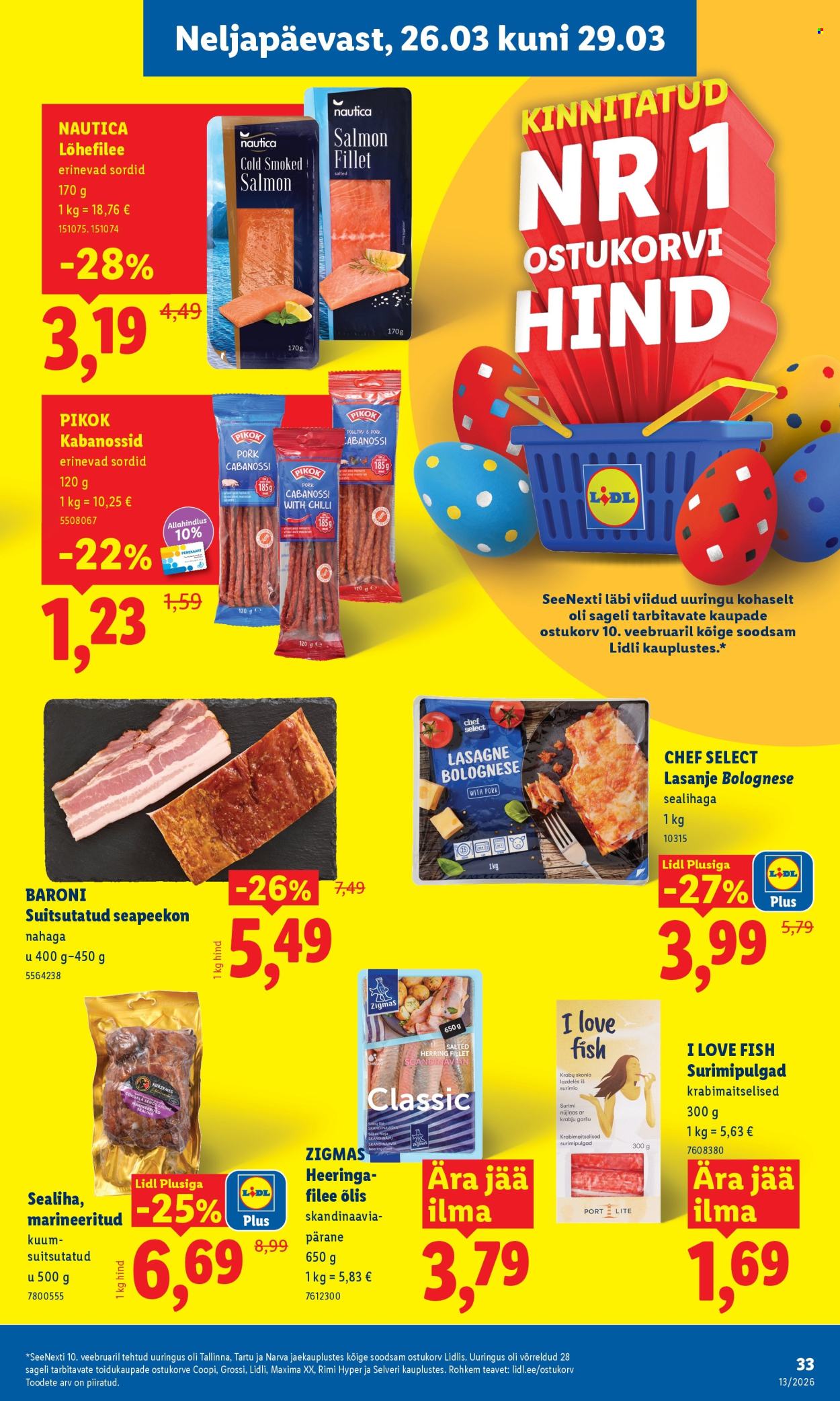 Lidl kliendileht - Kliendileht (23.03 - 29.03.2026)
