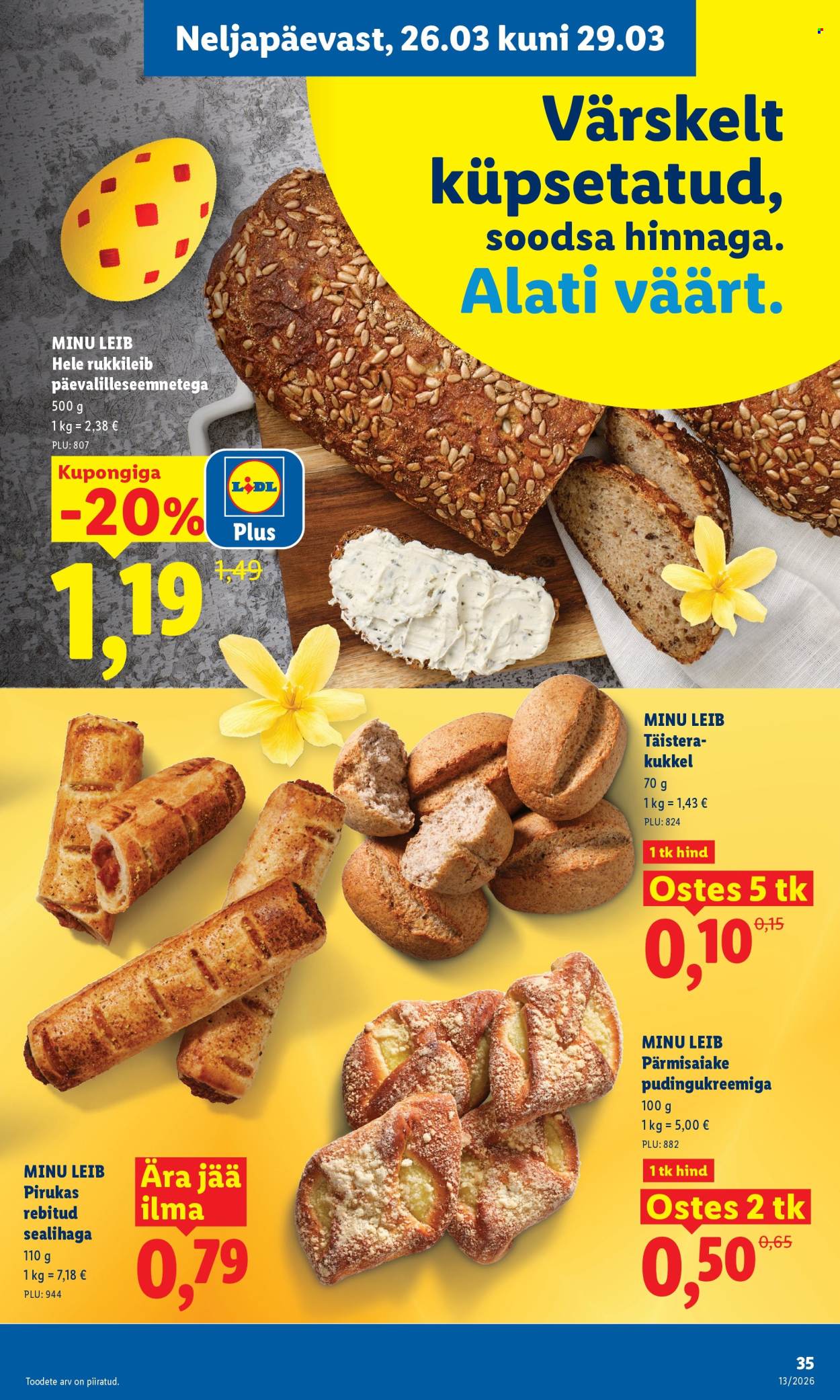 Lidl kliendileht - Kliendileht (23.03 - 29.03.2026)