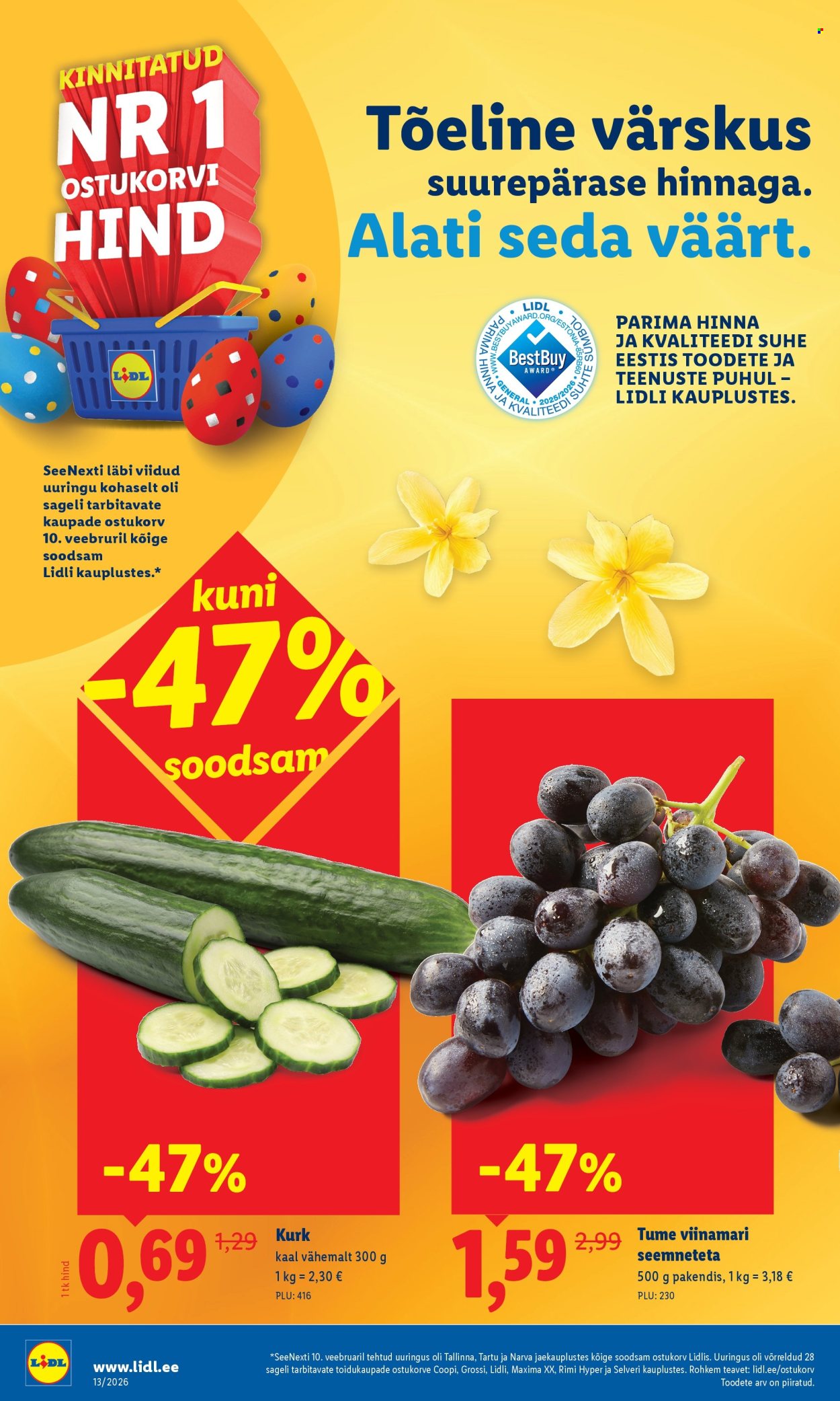 Lidl kliendileht - Kliendileht (23.03 - 29.03.2026)