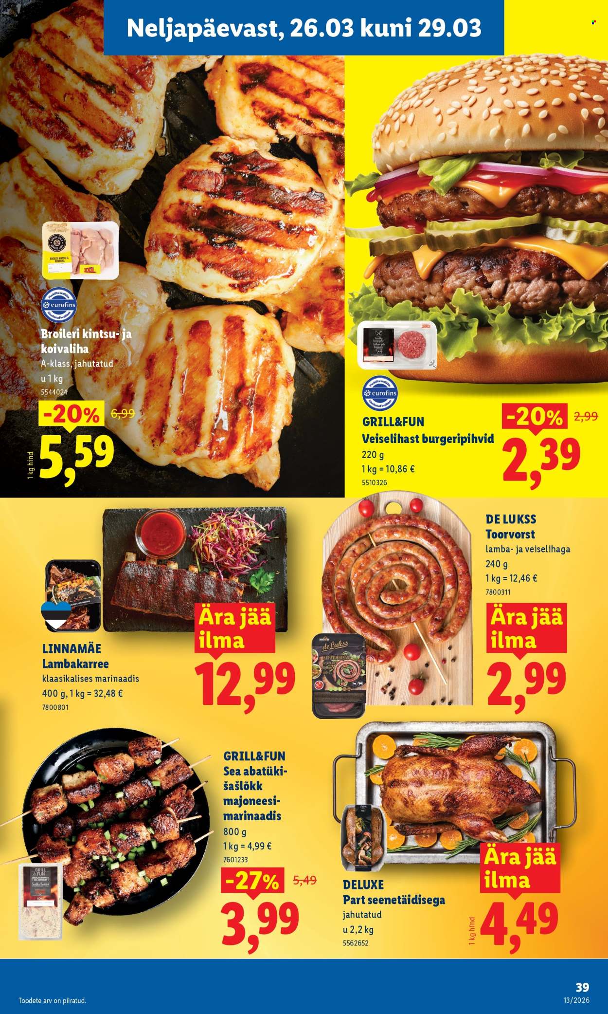 Lidl kliendileht - Kliendileht (23.03 - 29.03.2026)