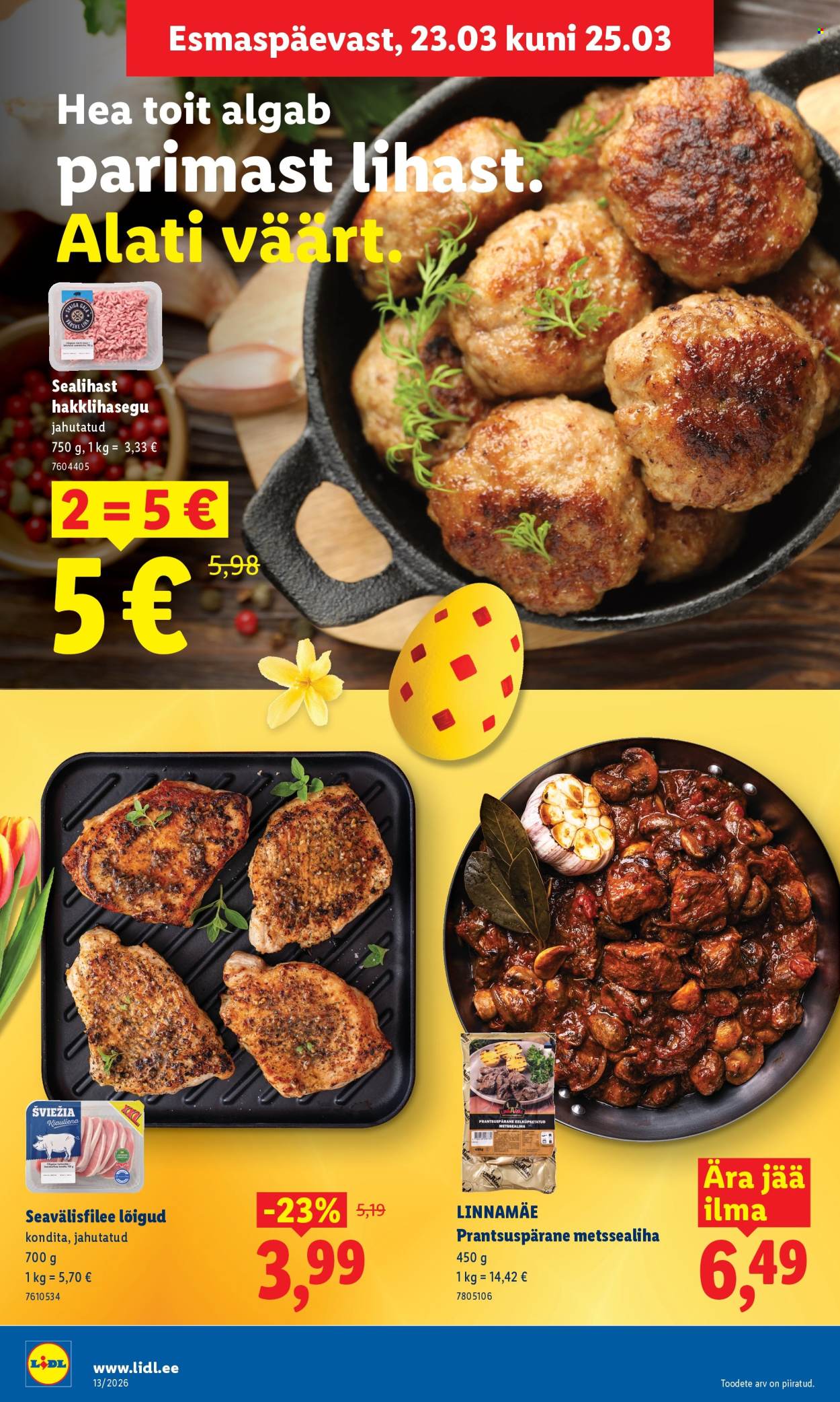 Lidl kliendileht - Kliendileht (23.03 - 29.03.2026)