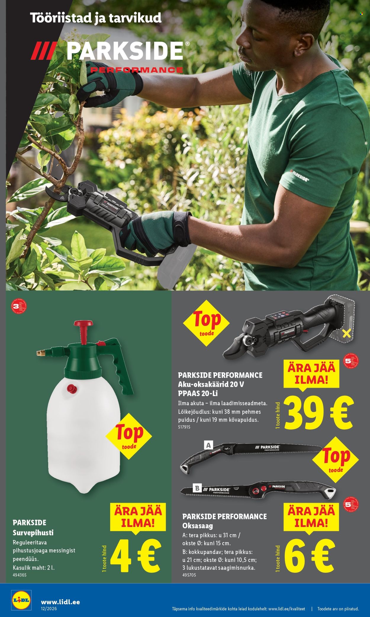 Lidl kliendileht - Tööstuskaupade pakkumised (16.03 - 22.03.2026)