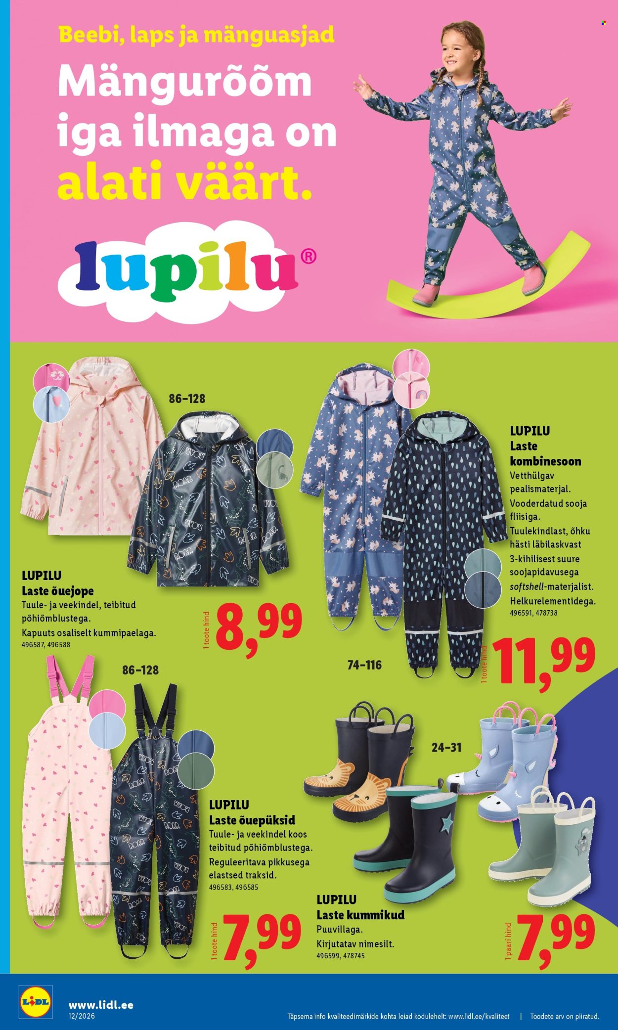 Lidl kliendileht - Tööstuskaupade pakkumised (16.03 - 22.03.2026)