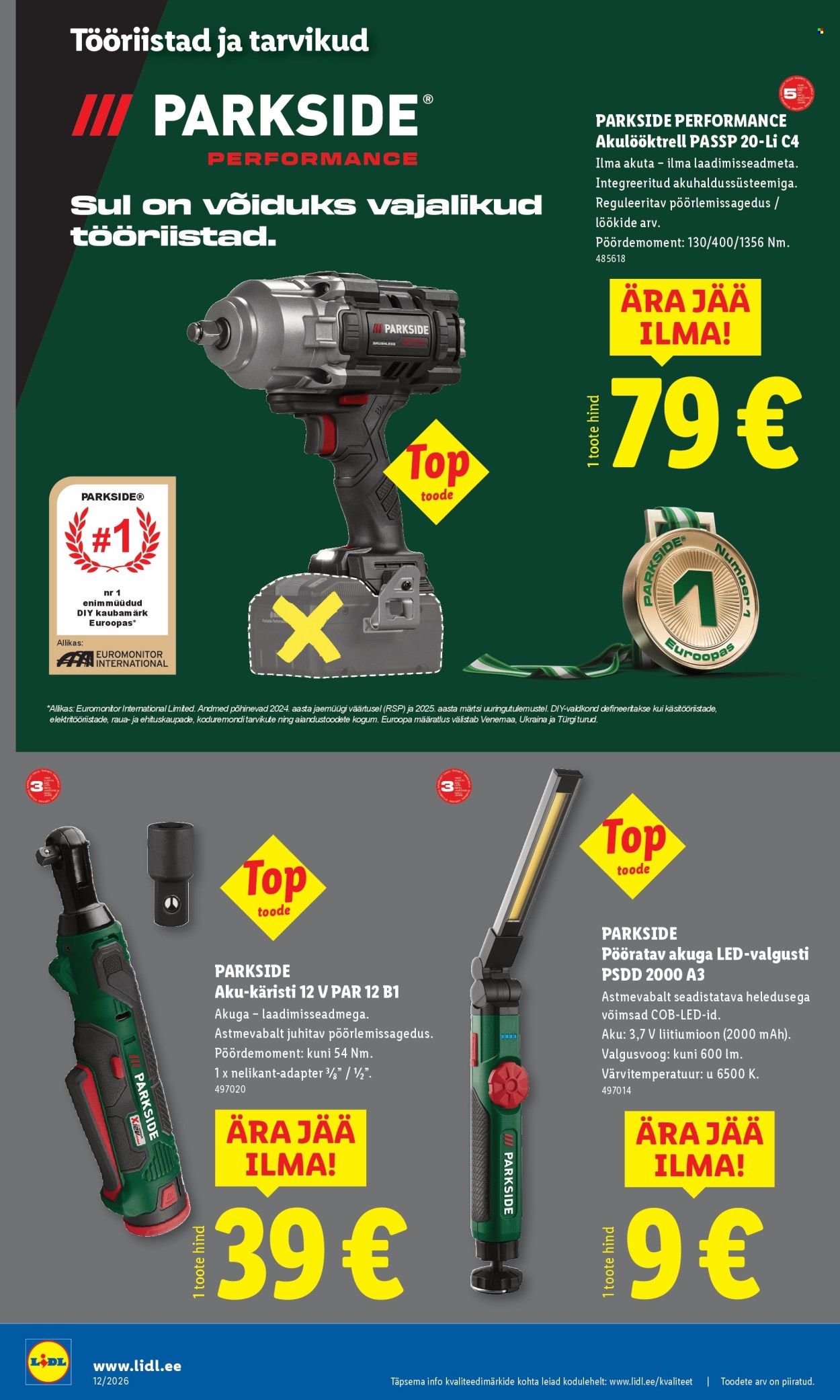 Lidl kliendileht - Tööstuskaupade pakkumised (16.03 - 22.03.2026)
