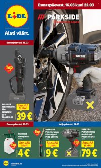 Lidl kliendileht - Tööstuskaupade pakkumised (16.03 - 22.03.2026)