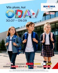Maxima kliendileht (30.07 - 9.09.2026)