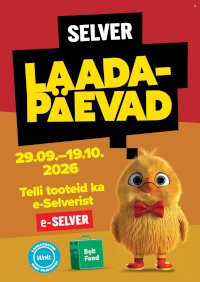 Selver kliendileht (29.09 - 19.10.2026)