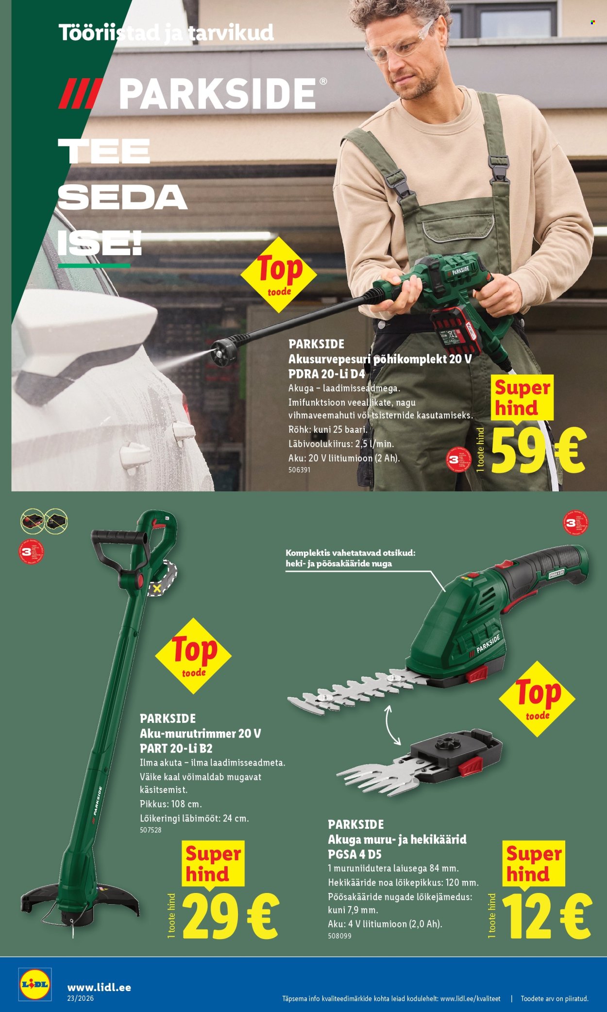 Lidl kliendileht - Tööstuskaupade pakkumised (1.06 - 7.06.2026)
