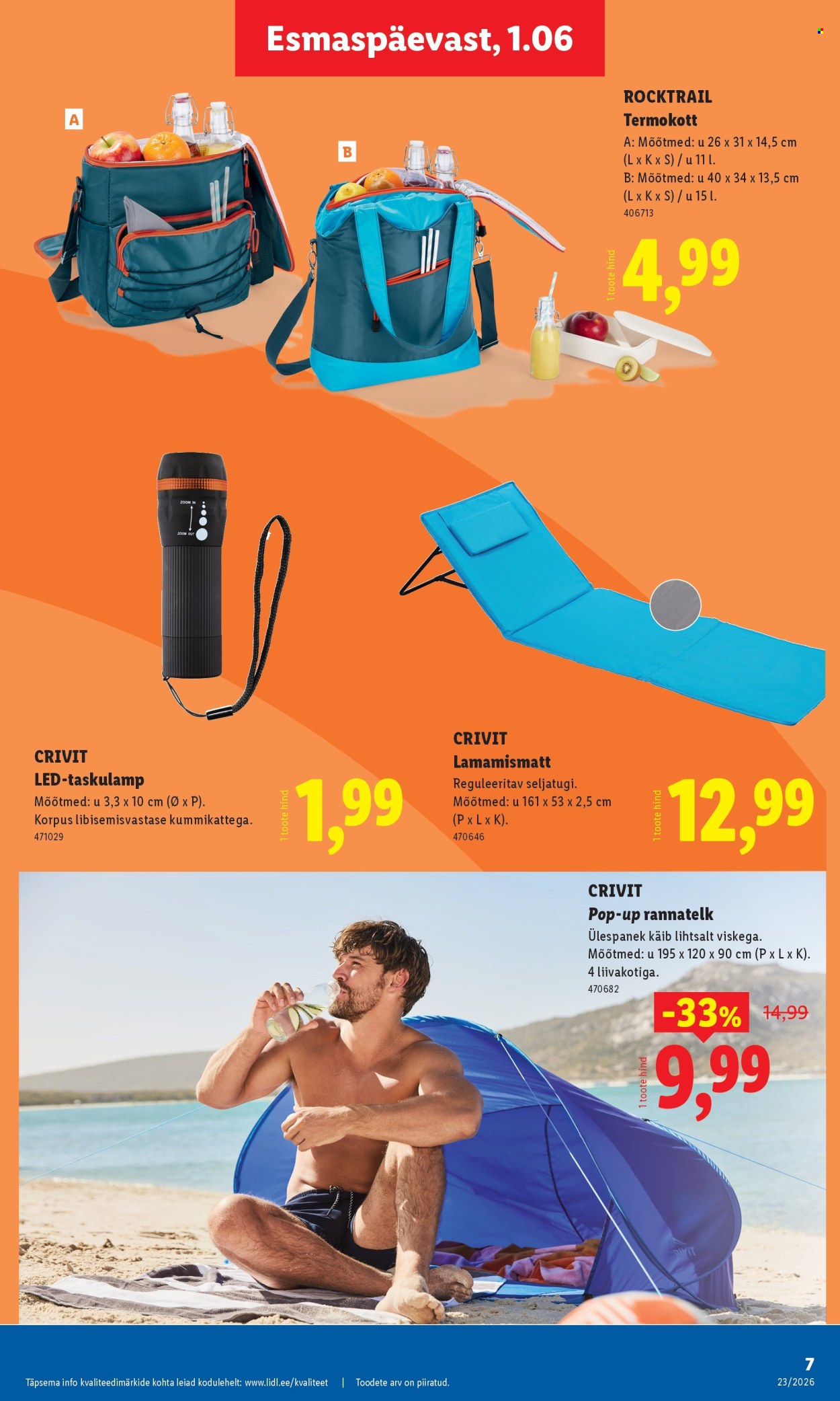 Lidl kliendileht - Tööstuskaupade pakkumised (1.06 - 7.06.2026)
