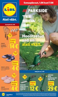 Lidl kliendileht - Tööstuskaupade pakkumised (1.06 - 7.06.2026)