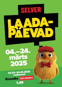 Selver kliendileht - Laadapäevad (4.03 - 24.03.2025)