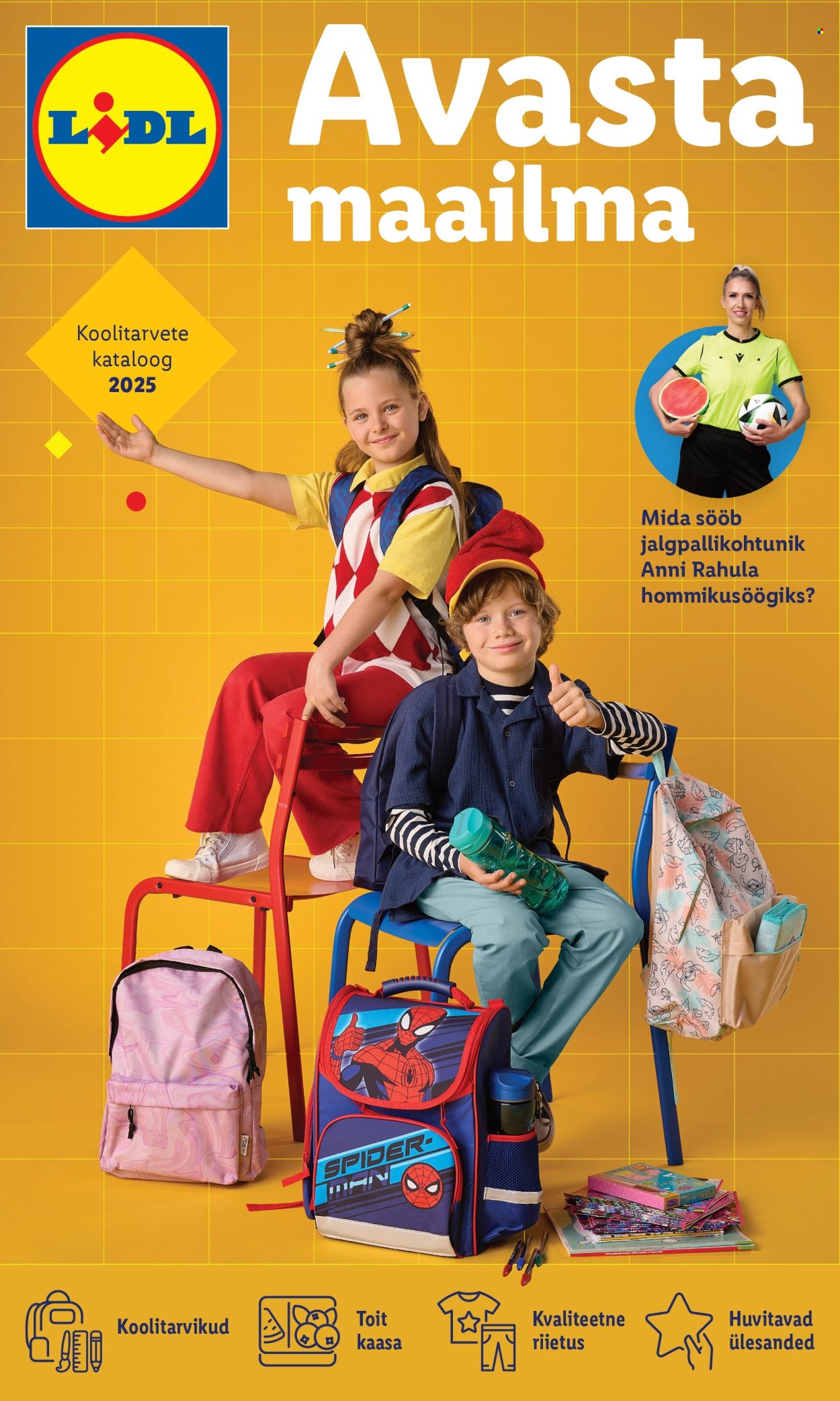 Lidl kliendileht - Koolitarvete kataloog 2025 (19.07 - 11.08.2025)