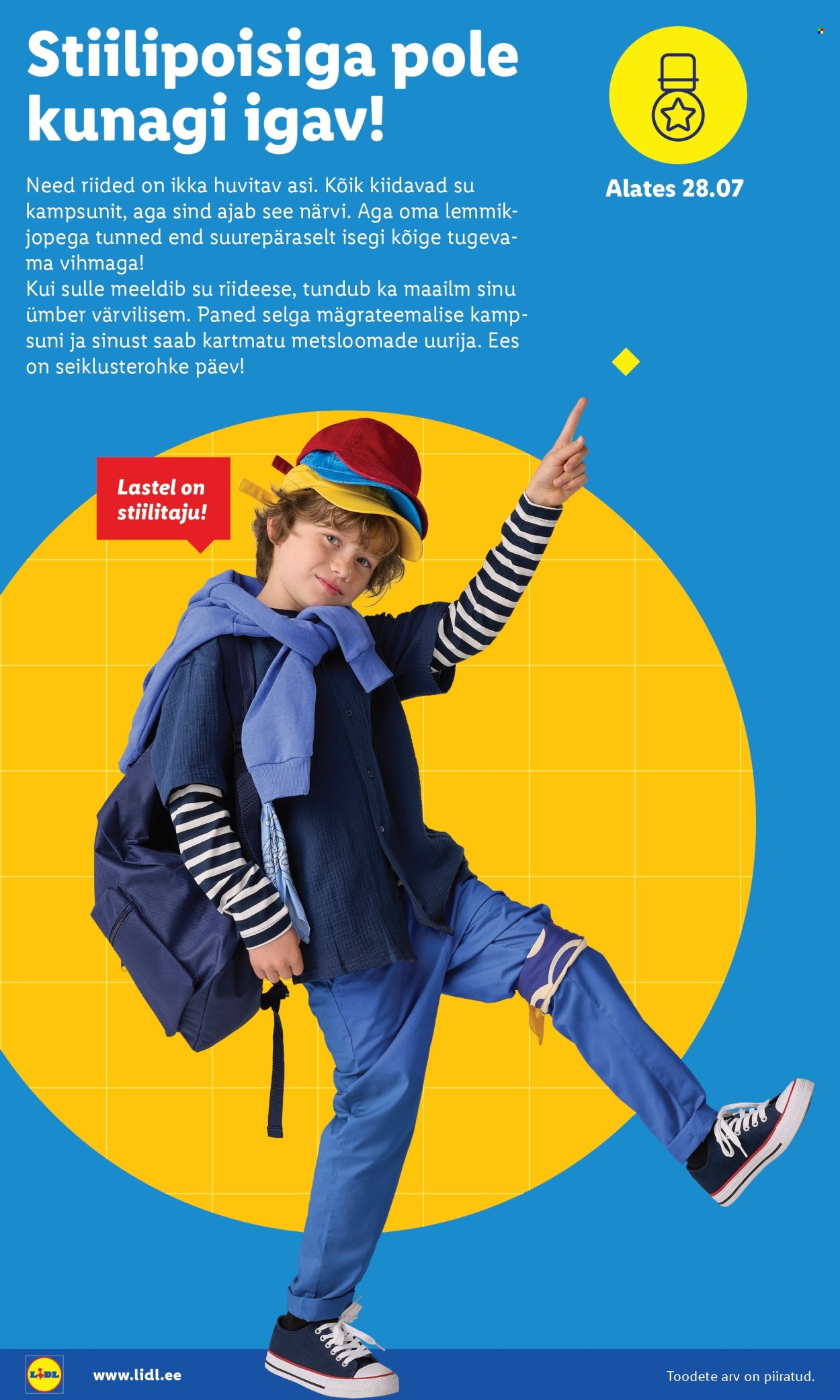 Lidl kliendileht - Koolitarvete kataloog 2025 (19.07 - 11.08.2025)