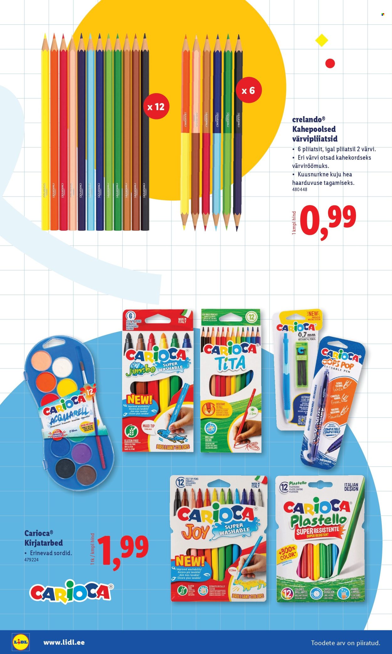 Lidl kliendileht - Koolitarvete kataloog 2025 (19.07 - 11.08.2025)