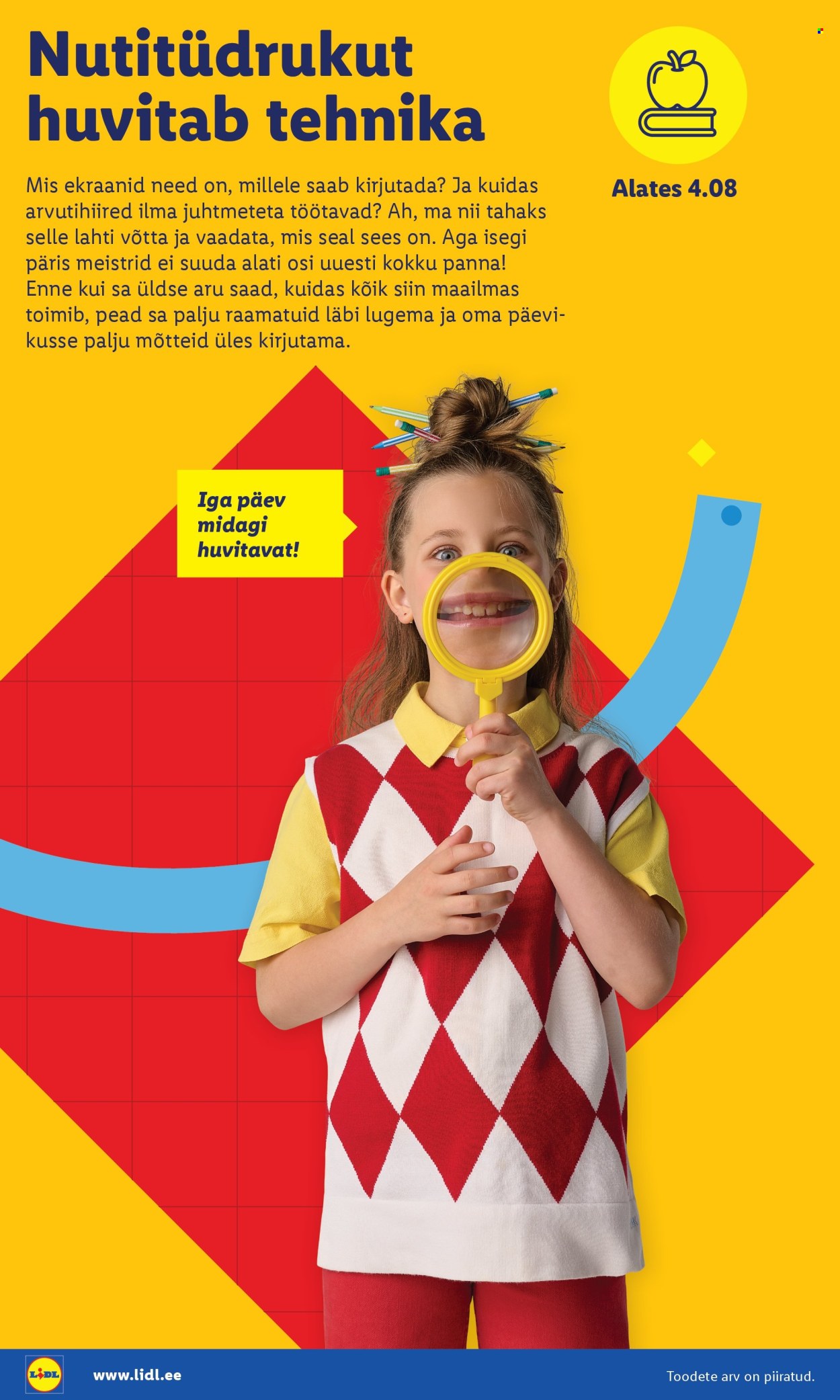 Lidl kliendileht - Koolitarvete kataloog 2025 (19.07 - 11.08.2025)