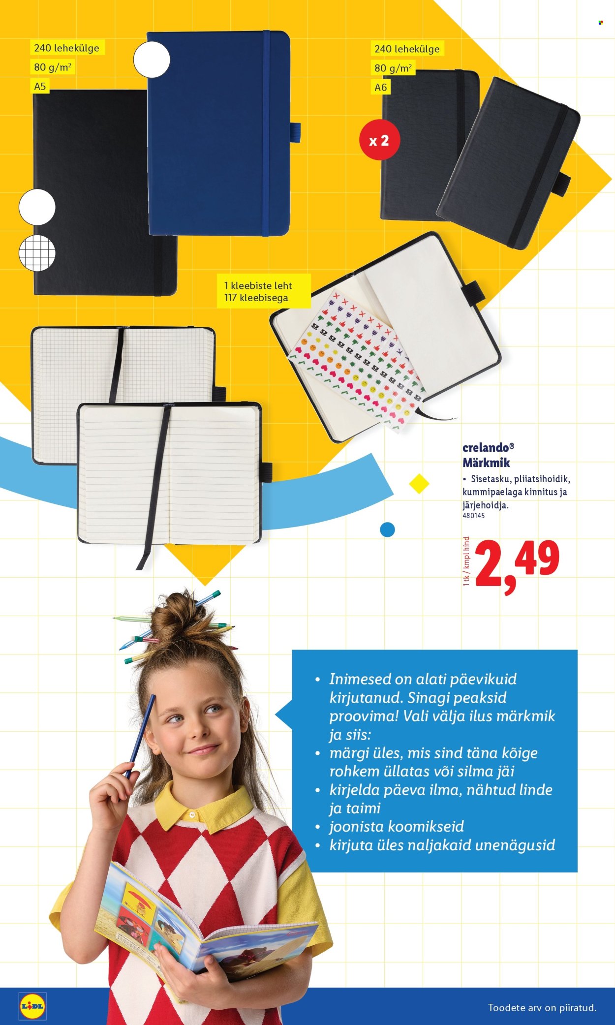 Lidl kliendileht - Koolitarvete kataloog 2025 (19.07 - 11.08.2025)