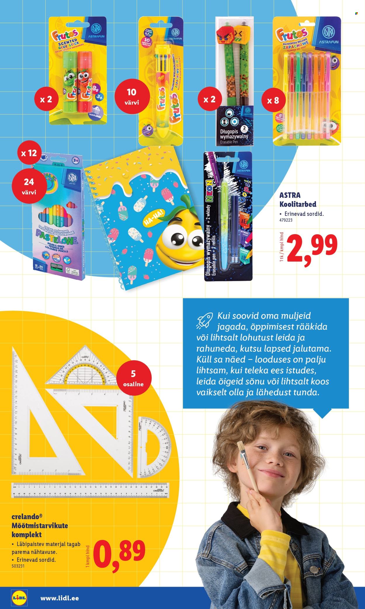 Lidl kliendileht - Koolitarvete kataloog 2025 (19.07 - 11.08.2025)