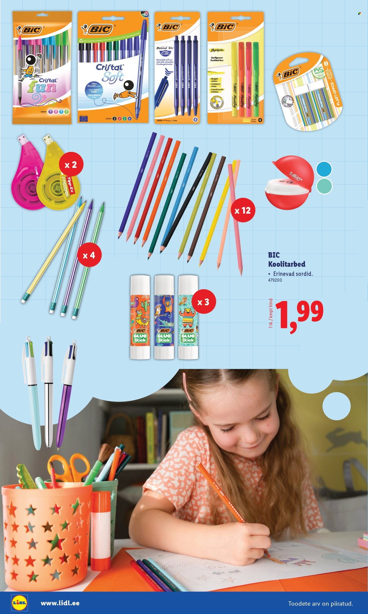 Lidl kliendileht - Koolitarvete kataloog 2025 (19.07 - 11.08.2025)