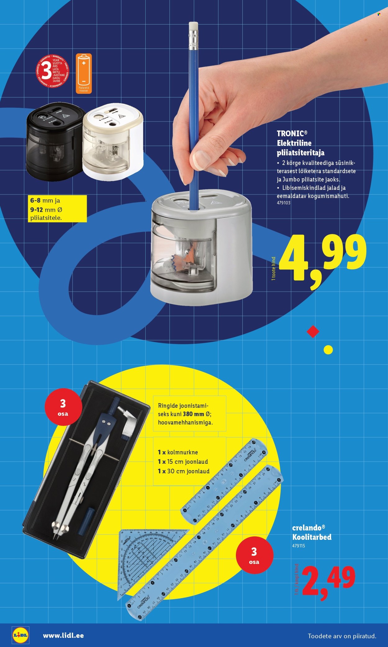 Lidl kliendileht - Koolitarvete kataloog 2025 (19.07 - 11.08.2025)