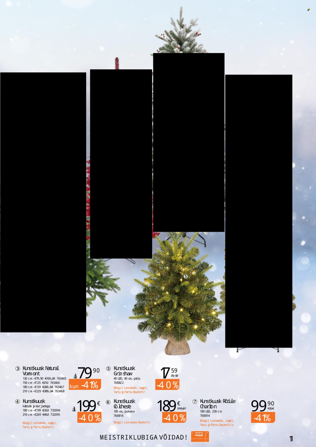 Bauhof kliendileht - JÕULUD ALGAVAD BAUHOFIST! (4.11 - 31.12.2025)