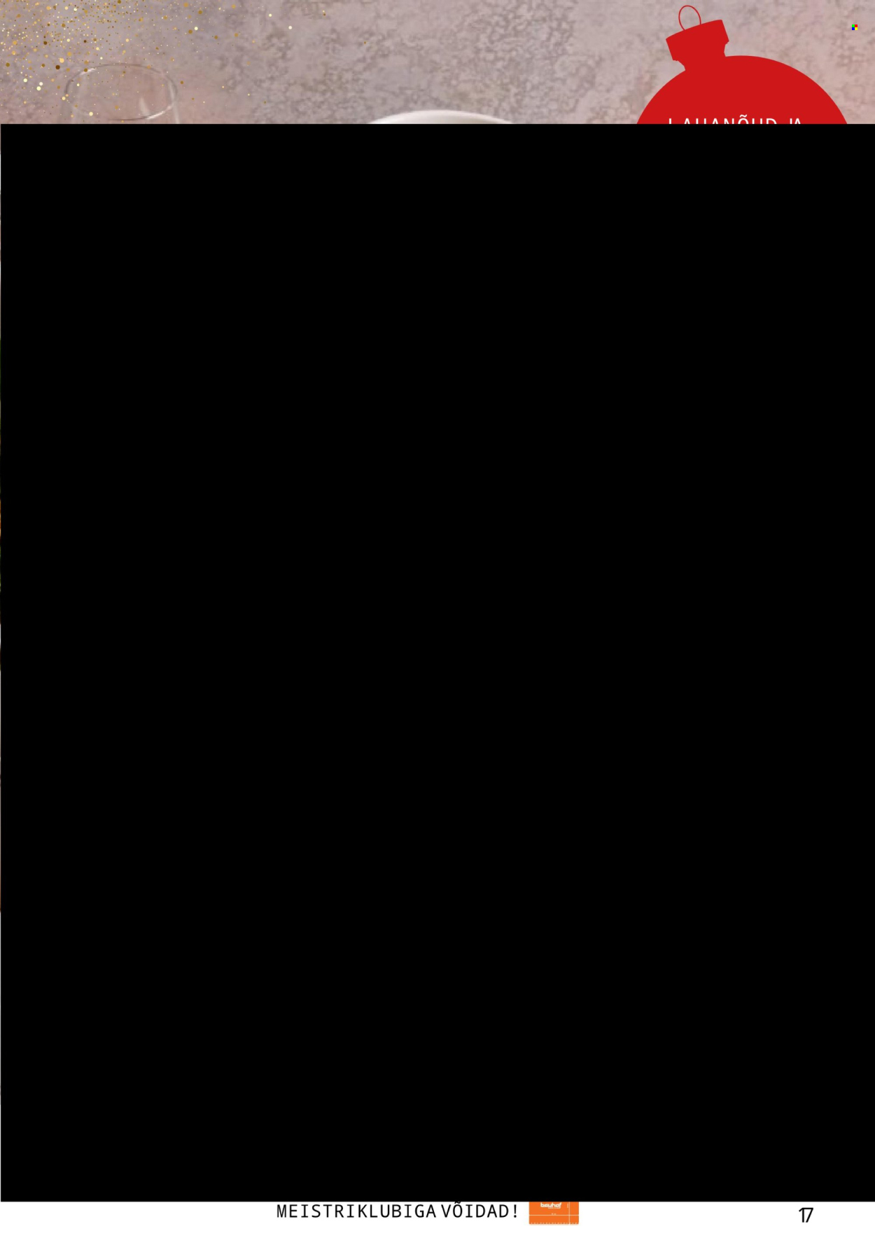 Bauhof kliendileht - JÕULUD ALGAVAD BAUHOFIST! (4.11 - 31.12.2025)