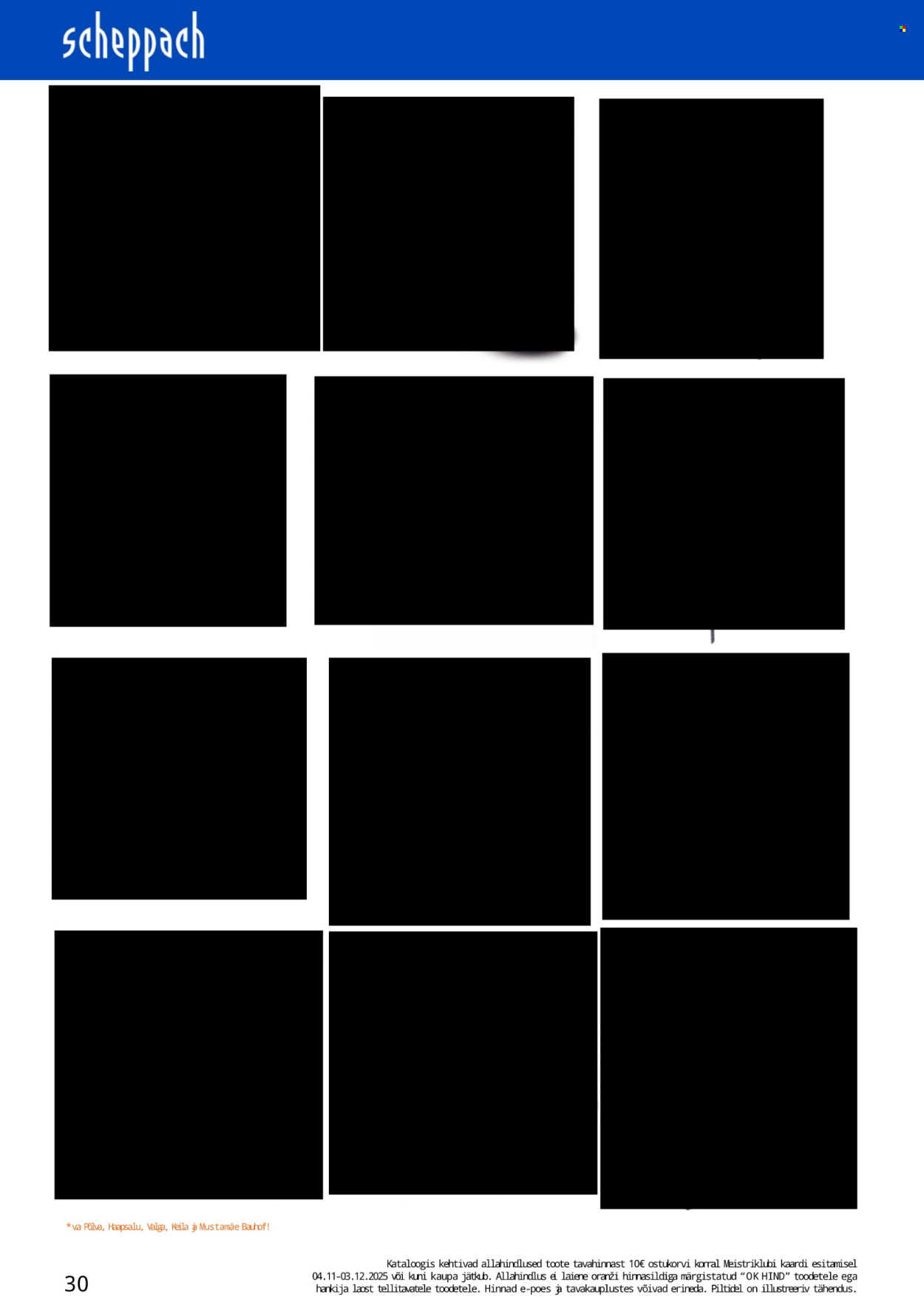 Bauhof kliendileht - JÕULUD ALGAVAD BAUHOFIST! (4.11 - 31.12.2025)